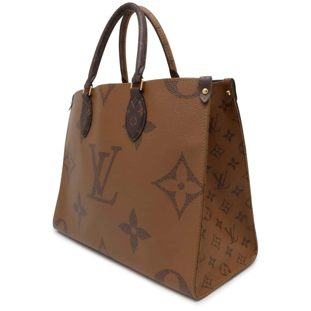 Louis Vuitton OnTheGo Monogram Shoulder Tote Reverse Giant Bag